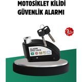 Efnaz Style Titreşim Sensörlü Alarm Disk Kilidi Motosiklet Scooter Bisiklet