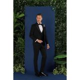 Efor 070 Slim Fit Siyah Black Takım Elbise - 46 - 4 Drop