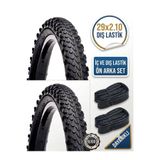 efor bike 29x2.10 Dağ Bisikleti Dış ve İç Lastik Seti - Ön ve Arka 4 Parça