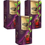 Efor Çay Bergamot Aromalı Dökme Siyah Çay 1 kg - 3\'lü Set - 3 kg
