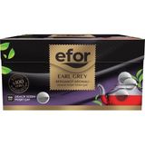 Efor Çay Earl Grey Demlik Poşet Siyah Çay 100 Adet Sade İçerik ve Bergamot Aromasıyla