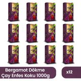 Efor Çay Efor Bergamot Aromalı Dökme Siyah Çay 1000 gr – 12'li Koli - 12 kg