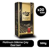 Efor Çay Platinum Özel Seri Dökme Siyah Çay 500 g - 20'li Koli - 10 kg