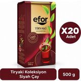 Efor Çay Tiryaki Dökme Siyah Çay 500 gr - 20'li Koli - 1 kg