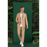 Efor Erkek C 645 Slim Fit Camel Spor Ceket - 42