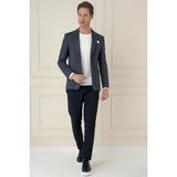 Efor Erkek C 684 Slim Fit Lacivert Spor Ceket - 62