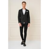 Efor Erkek C 685 Slim Fit Siyah Spor Ceket - 58