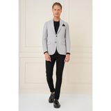 Efor Erkek C 686 Slim Fit Gri Spor Ceket - 46