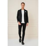 Efor Erkek C 686 Slim Fit Siyah Spor Ceket - 44