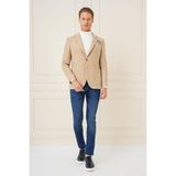 Efor Erkek C 689 Slim Fit Bej Spor Ceket - 62