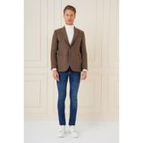 Efor Erkek C 689 Slim Fit Kahve Spor Ceket - 60