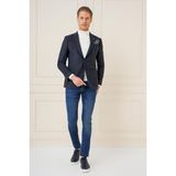 Efor Erkek C 689 Slim Fit Lacivert Spor Ceket - 48