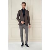 Efor Erkek C 693 Slim Fit Kiremit Spor Ceket - 46
