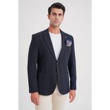 Efor Erkek C 694 CEKET Slim LACİVERT CASUAL - Lacivert - 44