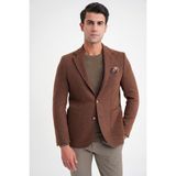 Efor Erkek C 717 CEKET Regular Fit TÜTÜN - 54