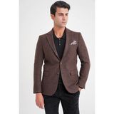 Efor Erkek C 718 CEKET Slim KAHVE - 48