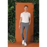 Efor Erkek Comfort Fit Beli Lastikli Pötikareli Casual Füme Pantolon P 1149 - 2XL