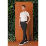 Efor Erkek Comfort Fit Beli Lastikli Pötikareli Casual Siyah Pantolon P 1149 - 3XL