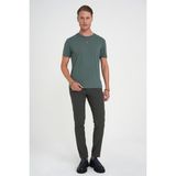 Efor Erkek Comfort Fit Bisiklet Yaka Esnek Pamuk Casual Çağla Tişört Ts 885 - Çağla Yeşili - 2XL