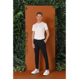 Efor Erkek Comfort Fit Gofre Kumaş Pileli Pamuk Casual Siyah Pantolon P 1148