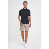 Efor Erkek Comfort Fit Modal Karışım Kısa Kol Casual Siyah Polo Yaka Tişört Ts 903