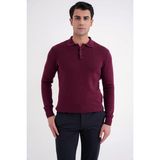 Efor Erkek Comfort Fit Pamuklu Rahat Kalıp Bordo Triko Kazak TR 885