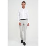 Efor Erkek Comfort Fit Rahat Kalıp Esnek %97 Yün Klasik Düz Taş Kumaş Pantolon P 1191 - 38