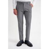 Efor Erkek Comfort Fit Rahat Kalıp Yan Cepli Esnek Pamuklu Düz Füme Pantolon P 1201 - 33