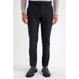 Efor Erkek Comfort Fit Rahat Kalıp Yan Cepli Esnek Pamuklu Düz Lacivert Pantolon P 1201 - 33
