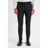 Efor Erkek Comfort Fit Rahat Kalıp Yan Cepli Esnek Pamuklu Siyah Pantolon P 1203 - 2XL
