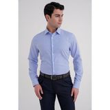 Efor Erkek Comfort Fit Rarat Kalıp Mavi Gömlek GK 751 - S