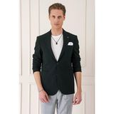 Efor Erkek Comfort Fit Torba Cep Şeritli Dokuma Pamuk Casual Siyah Ceket C 670 - 46