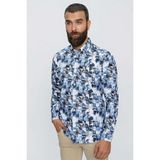 Efor Erkek G 1508 Slim Fit Lacivert Spor Gömlek