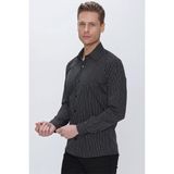 Efor Erkek G 1519 Slim Fit Siyah Spor Gömlek