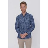 Efor Erkek G 1521 Slim Fit Lacivert Spor Gömlek