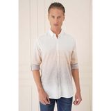Efor Erkek G 1572 Slim Fit Bej Klasik Gömlek