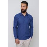 Efor Erkek GK 636 İndigo Klasik Gömlek - Indigo