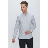 Efor Erkek GK 661 Slim Fit Beyaz Klasik Gömlek