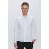 Efor Erkek GK 664 Slim Fit Beyaz Klasik Gömlek