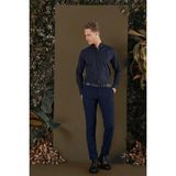 Efor Erkek GK 691 Slim Fit Lacivert Klasik Gömlek - XS