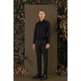 Efor Erkek GK 692 Slim Fit Siyah Klasik Gömlek - XS