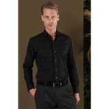 Efor Erkek GK 700 Slim Fit Siyah Klasik Gömlek