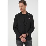 Efor Erkek Regular Kalıp Mono Yaka Torba Cep Casual Siyah Ceket C 709 - 56