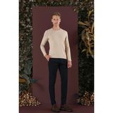 Efor Erkek Slim Fit Beli Lastikli Önden Pens Detaylı Esnek Pamuklu Lacivert Pantolon P 1130