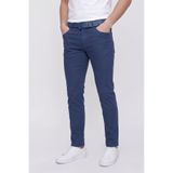 Efor Erkek Slim Fit Beş Cep Esnek Pamuklu Lacivert Kanvas Pantolon P 1087