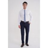 Efor Erkek Slim Fit Beyaz Gömlek GK 753 - 4XL