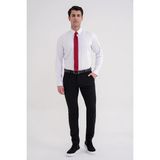 Efor Erkek Slim Fit Beyaz Gömlek GK 754 - 4XL