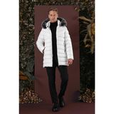 Efor Erkek Slim Fit Beyaz Kaban KA 076