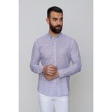 Efor Erkek Slim Fit Beyaz Spor Gömlek G 1472