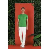 Efor Erkek Slim Fit Bisiklet Yaka Pamuklu Yeşil T-Shirt TS 852 - 4XL